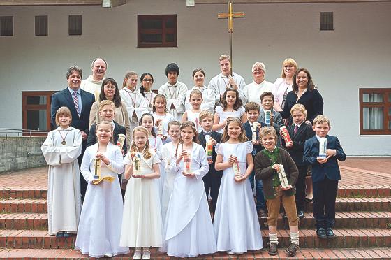 In St. Ulrich wurde Erstkommunion gefeiert.	Foto: VA