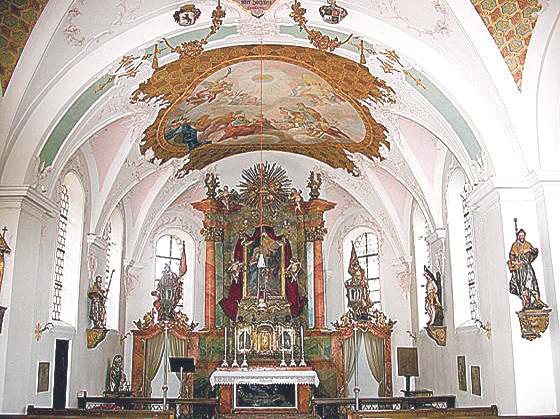 Die Grafinger Marktkirche wurde 1672 von Gallus Mayr errichtet.	Foto: VA