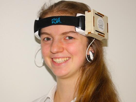 Stefanie Albers entwickelte das Neurofeedback-Gerät und wurde nun dafür ausgezeichnet.	Foto: CBM/Albers
