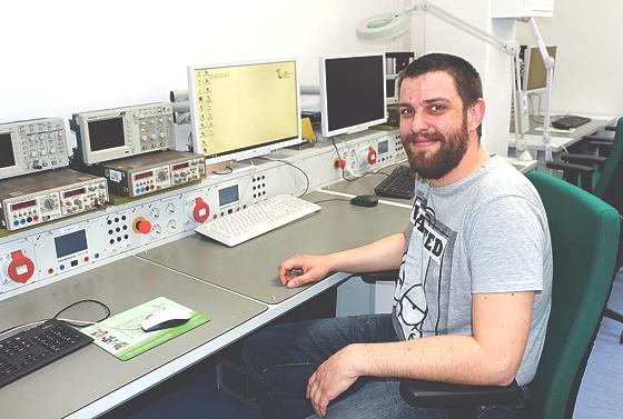 Matthias Kunert (24) ließ sich erfolgreich beim BFW Kirchseeon umschulen.	Foto: BFW Kirchseeon