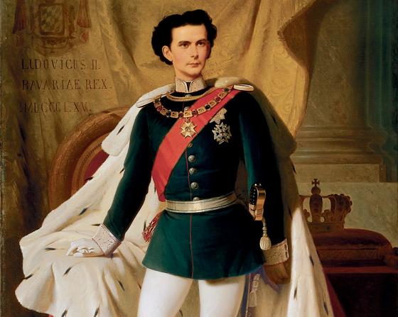 Der junge Bayernkönig Ludwig II., gemalt von Ferdinand von Piloty. Als Plastik soll er wieder auf die Corneliusbrücke.