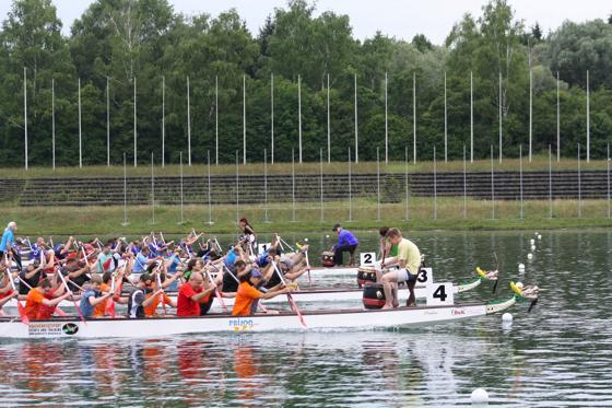 Der Startschuss zum Drachenboot Race fällt dann am Sonntag um 11 Uhr.	Foto: VA