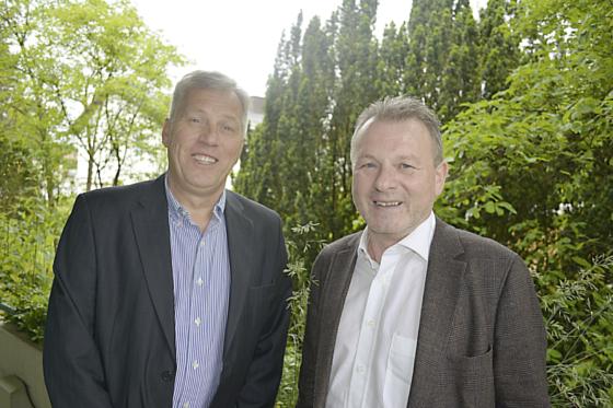 Rektor Karl Spreng (rechts) und Konrektor Martin Förster arbeiteten elf Jahre lang eng zusammen.	Foto: MO