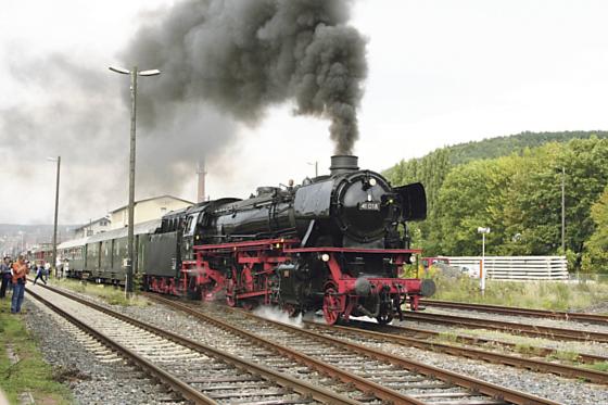 Mit einem historischen Dampfzug kann man am 23. Juli von München nach Lindau fahren.	Foto: VA