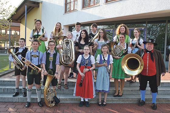 Auch die Zukunft der Musikkapelle Gelting ist mit 40 Nachwuchsmusikanten gesichert. 	Foto: VA