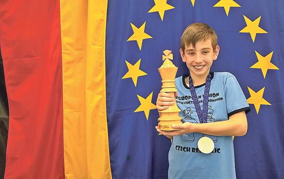 Denis Werner vom Schachclub Garching zeigte bei der EU-Jugendschachmeisterschaft seinen Kampfgeist.	Foto: Verein