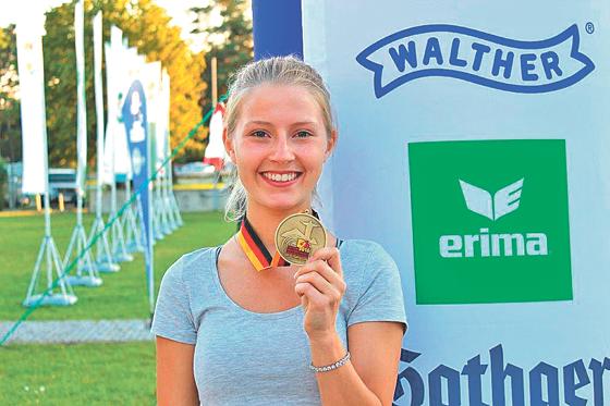 Lisa Forstner kann auf ihren dritten Platz bei den deutschen Meisterschaften stolz sein.	Foto: Verein