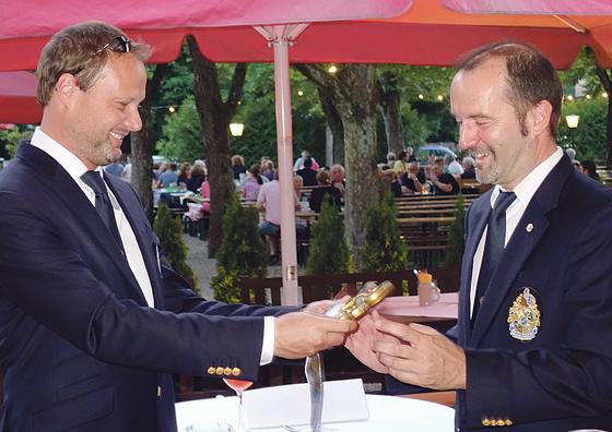 Florian Behensky, Past Präsident und Helmut Dittrich, Präsident (v.l.n.r.).	Foto: privat