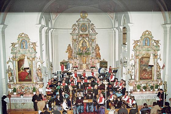 In der Pfarrkirche Mariä Himmelfahrt gibt die Musikkapelle Gelting ihr Jubiläumskonzert.	Foto: VA