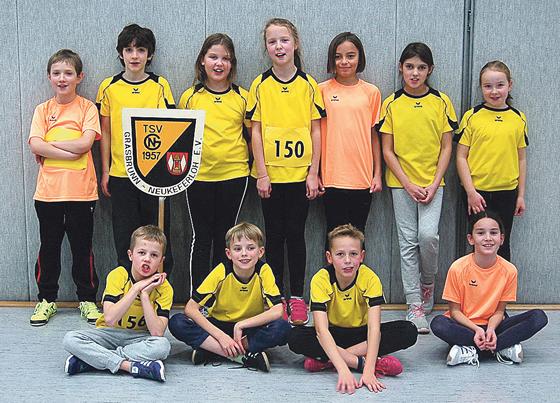Die Leichtathletik-Kinder freuen sich über den 8. Platz beim Wendelstein-Cup.	Foto: privat