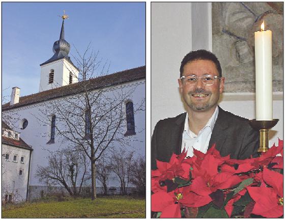 Pfarrer Markus Hepp aus der Dreieinigkeitskirche in der Wehrlestraße teilt seine Gedanken zum Weihachtsfest mit den Bogenhausern.	Fotos: ahi