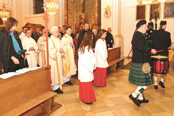 Ökumenischer Gottesdienst mit Dudelsackmusik am 14.  Januar in St. Michael.	Foto: Bernhard Czerny