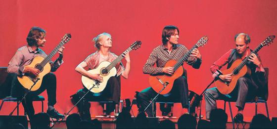 Das Machado Quartett hat gemeinsam einen ganz eigenen Stil entwickelt, den es nun auf die Bühne des Pelkovenschlössls bringt.	Foto: VA