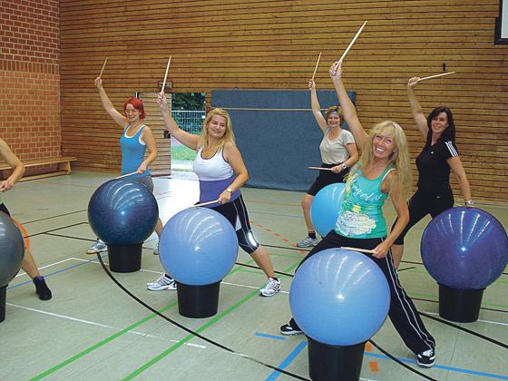 »DrumsAlive« ist ein ganzheitliches Training für Körper, Geist und Seele.	Foto: TSV Feldkirchen