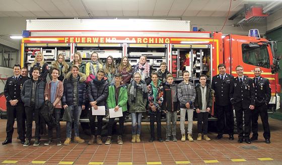 Viele Jugendliche informierten sich bei der Freiwilligen Feuerwehr.	Foto: © Freiwillige Feuerwehr Garching