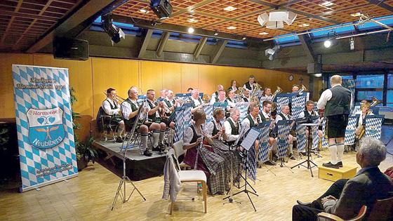 Der Musikverein Harmonie-Neubiberg e.V. sorgt für einen frühlingshaften Musikgenuss.	Foto: VA