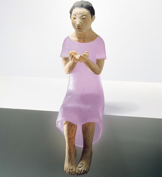 »Calm of Water« heißt diese Skulptur von Masayo Odahashi, einer Entdeckung der Stiftung.	Foto: VA