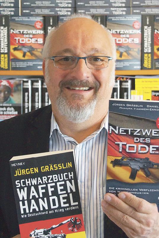 Rüstungsgegner Jürgen Grässlin.	Foto: VA