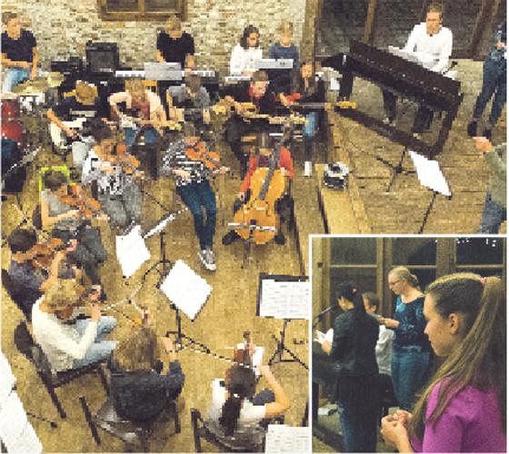 Konzentration für das große Ziel: Schülerinnen und Schüler des WHG proben das Musical »Fame«.	Fotos: Jan Bertram