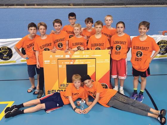 Jetzt auch international erfolgreich: Das Basketball-U12-Team der TS Jahn München überzeugte in Spanien.	Foto: Verein