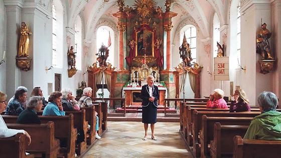 Anna Schmid führt am Samstag durch Marktkirche Zur Allerheiligsten Dreifaltigkeit in Grafing.	Foto: VA