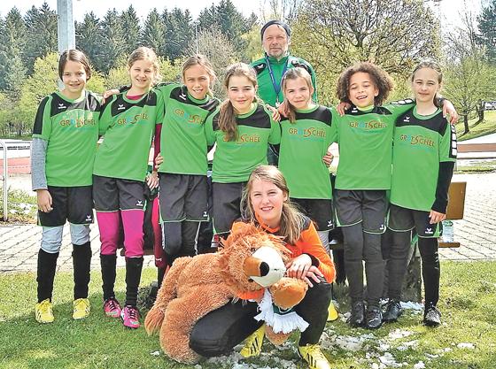 Die Mädchen-Mannschaft des TSV Grünwald konnten trotz großem Engagements keine Punkte holen.	Foto: VA