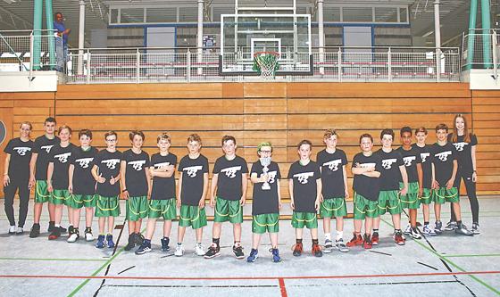 Die U12 der Basketball-Abteilung des TSV Haar freuen sich über ihren Meistertitel im Kreis Oberbayern Mitte. 	Foto: privat