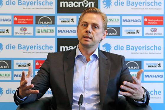  In Verhandlungen: Löwen-Geschäftsführer Markus Fauser. Foto: Anne Wild