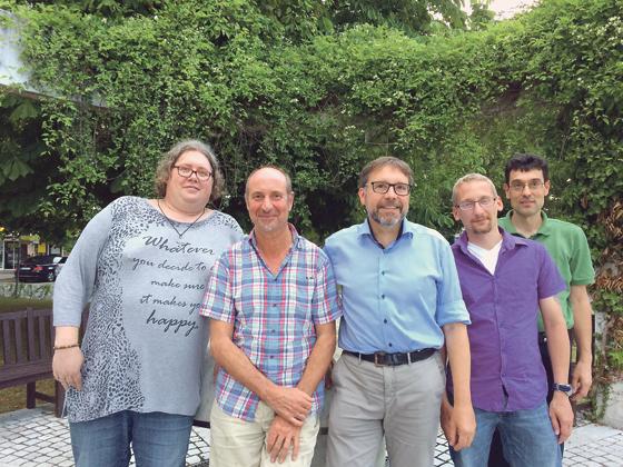 Der neue Vorstand (v.l.): Steffi Sellmeier, Werner Kozlik, Ulrich Leiner, Sven Rudolph und Henry Bock.	Foto: privat