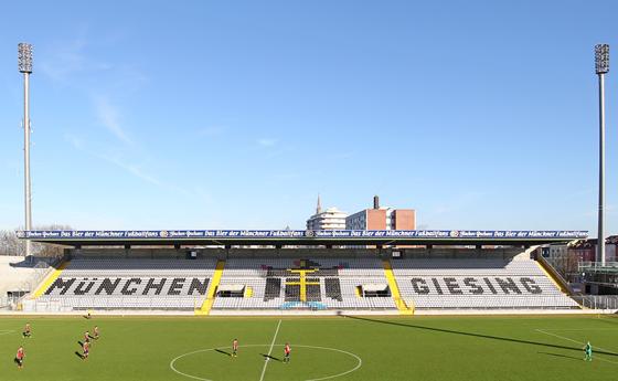 Bereit für die Löwen: das Grünwalder Stadion in Giesing. Foto: Anne Wild