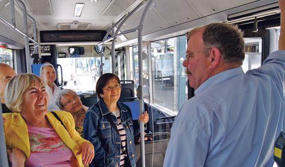 Wie man mit den öffentlichen Verkehrsmitteln gut ankommt, vermittelt das Mobilitätstraining »Sicher unterwegs mit U-Bahn, Bus & Tram« der MVG.	                              Foto: MVG
