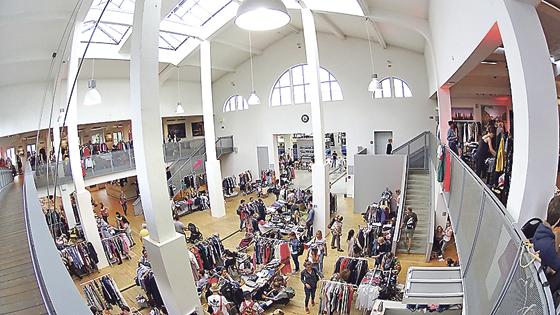 Stylische Location für den Klamottenrausch-Mädelsflohmarkt: die historischen Hallen des MVG Museums.	Foto: VA