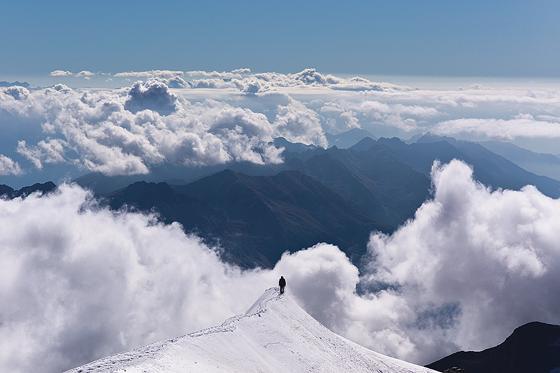 Fotografien von Bernhard Thum entführen die Betrachter in grandiose Bergwelten. 		   Foto: Bernhard Thum