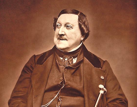 Der Komponist Gioachino Rossini. 	Foto: Étienne Carjat