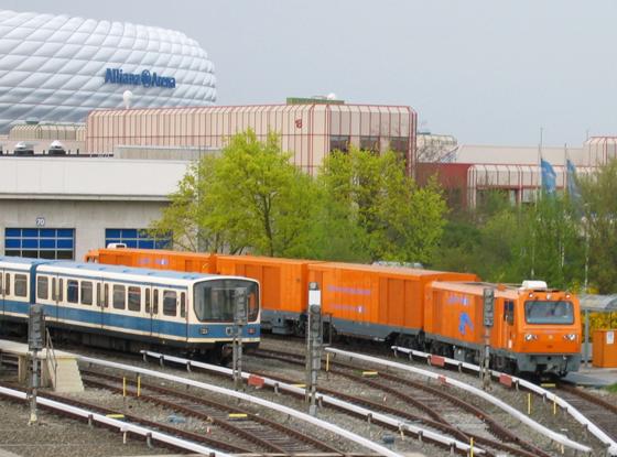 Der U-Bahnbetriebshof in Frötmaning soll mit dem neuen U-Bahnhof im Münchner Südosten künftig entlastet werden	Foto: Wiki Commens