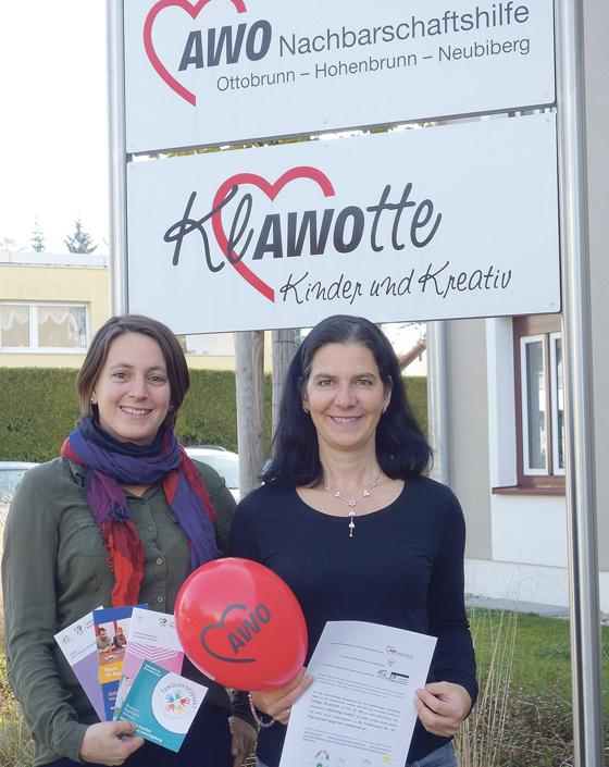 Veronika Meßner und Elke Schiller von der AWO-Nachbarschaftshilfe hoffen auf viele Teilnehmer beim Aktionstag »Familie«, der am 20. Oktober stattfindet. 	Foto: hw