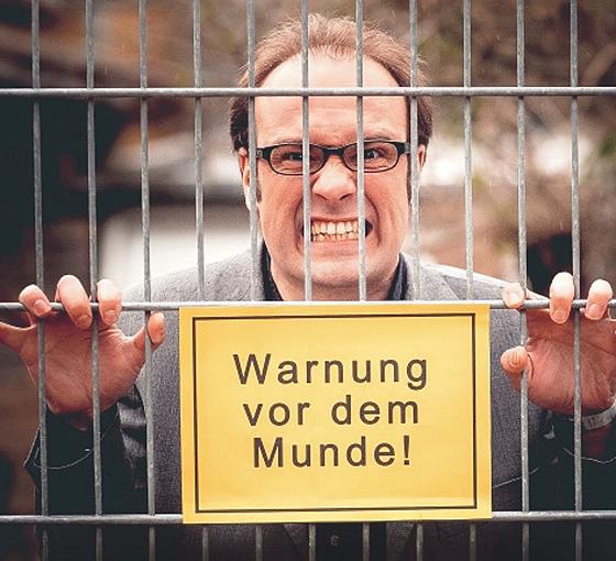 Der Geheimtipp: René Sydow präsentiert sein neues Programm »Warnung vor dem Munde!« in Neuperlach.	Foto: VA