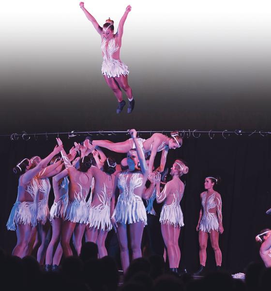 Für ihre teils spektakulären Choreographien ist »Dance United« aus Wartenberg bekannt.	Foto: kw