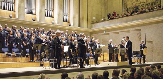 Die Arcis-Vocalisten interpretieren Bachs Weihnachtsoratorium mit der Kraft, die sich der berühmte Barockkomponist vorgestellt hat.	Foto: © Germar Heinicke
