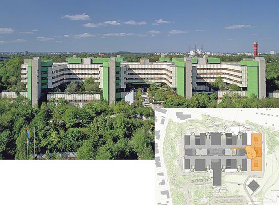 Moderne Medizin mit mehr Service: Das Klinikum Bogenhausen wird modernisiert und erhält einen Anbau  inklusive Hubschrauber-Landeplatz auf dem Dach. Die Vorarbeiten beginnen im Frühling 2018.	Foto: Klinikum