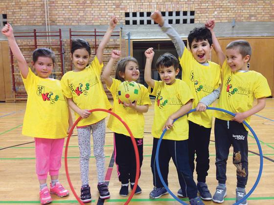 Die Kindersportschule der Sportfreunde Harteck sucht Verstärkung  schon ab Jahrgang 2015.	Foto: Verein