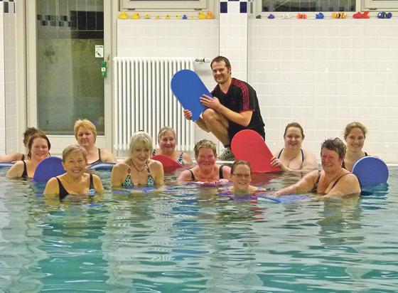 Regelmäßiges Aqua-Fitness trainiert Kraft und Ausdauer 	des ganzen Körpers. 	Foto: TSV Milbertshofen