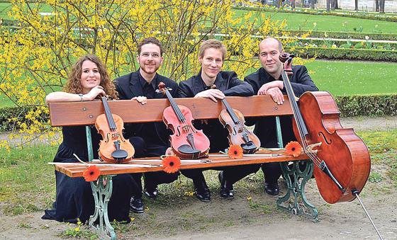 Das Hofgarten-Quartett lädt am 28. Januar zum Neujahrskonzert ins Pelkovenschlössl ein.	Foto: VA