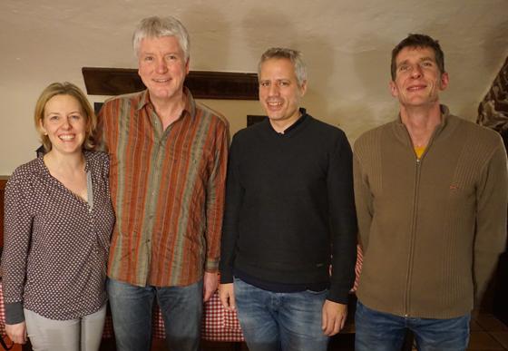 Die Vorstandschaft Christina Treffler (Beisitzerin), Stephan Treffler, Thomas Naumann und Alois Neumeier.	Foto: VA