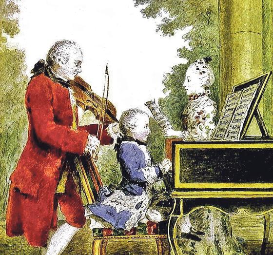 »Mozart auf Reisen« bringt jungen Musikliebhabern klassische Musik näher. Zu sehen am 10. März.	Foto: VA