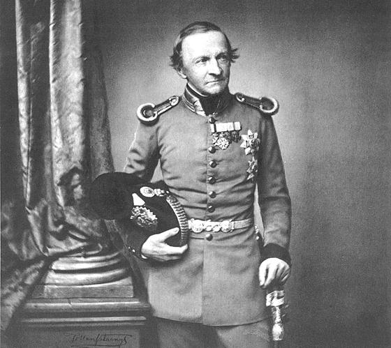 König Ludwig I. von Bayern  diese Fotografie machte Franz Hanfstaengl um 1860.