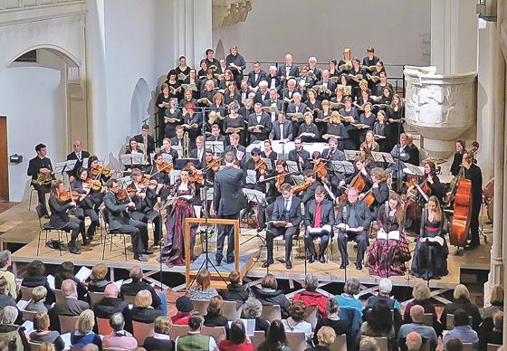 Der Markus-Chor singt das wohl bekannteste Werk von Johann Sebastian Bach  die Matthäus-Passion. 	Foto: Peter Möhring