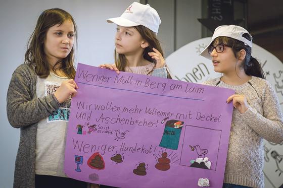 Gegen die Verwahrlosung des öffentlichen Raums fordern Schüler mehr Mülleimer in ihrem Münchner Stadtteil in Berg am Laim.	Foto: privat