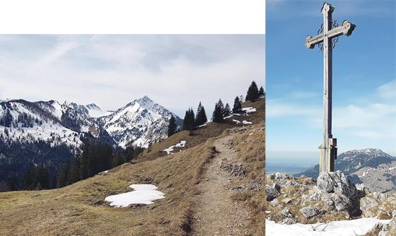 Der Seerbergkopf (1.538) ist ein toller Gipfel für alle, die es erst nachmittags in die Berge zieht.	Fotos: Stefan Dohl