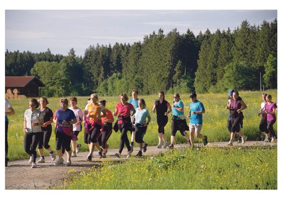 Am Ende des Frühlings-Fitness-Programms steht ein 10-Kilometer-Lauf für die Teilnehmer.	Foto: RSLC